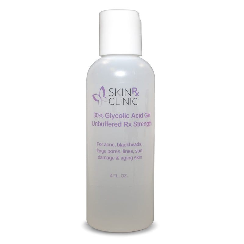 30% Glycolic Acid Gel (Unbuffered) Available in 3 sizes